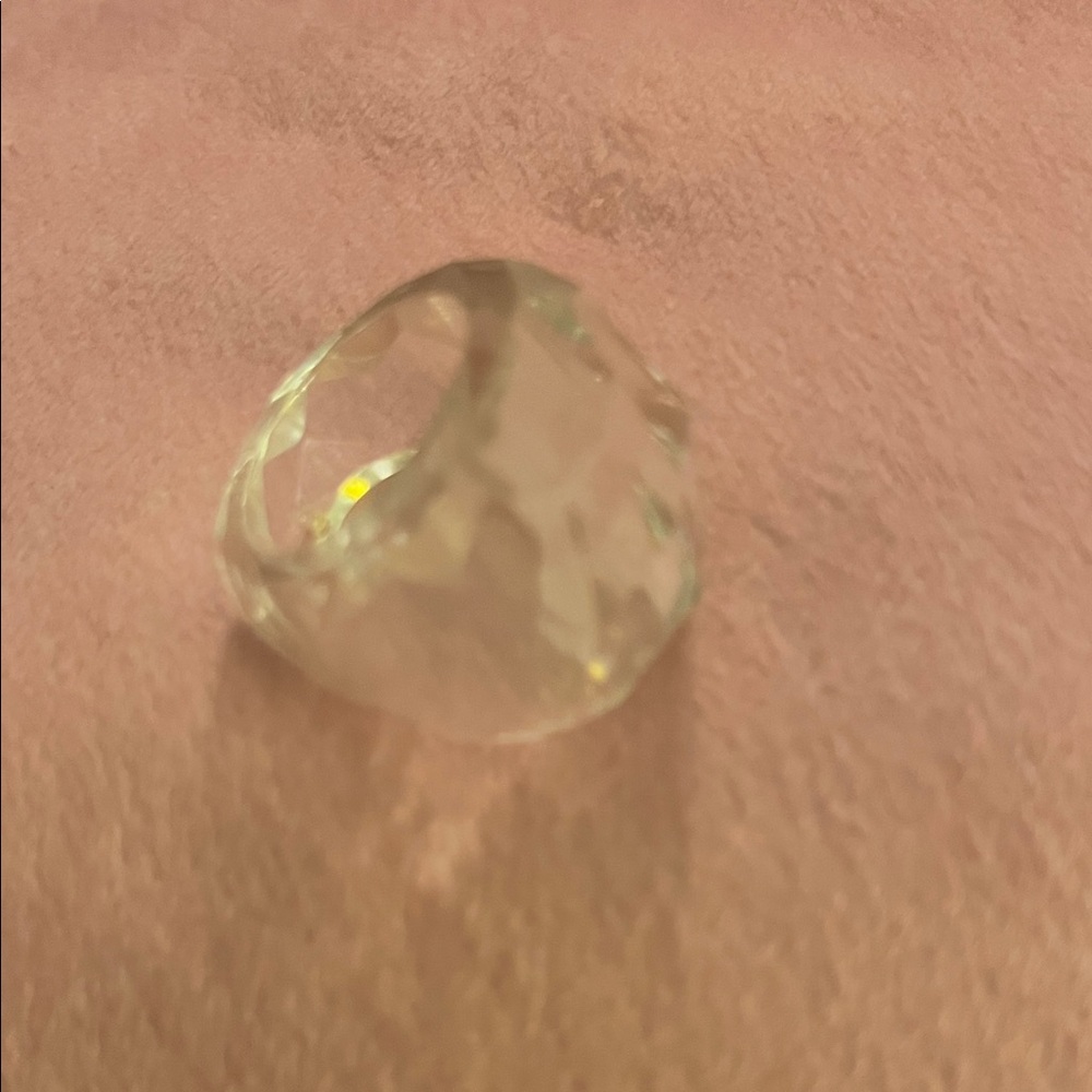 21# Clear Geometric Statement Ring - Picture 9 of 10